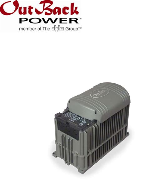 Outback power systems GFX1548 Manuals .